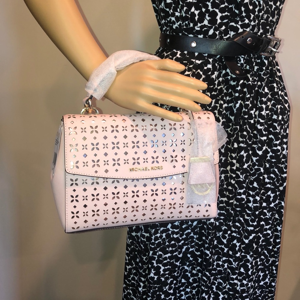 🎁 Gorgeous Foil Perforated Small Satchel by MK